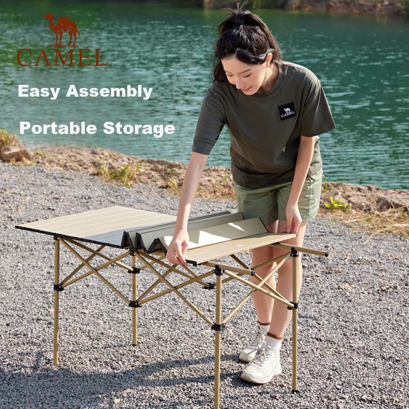 CAMEL Folding Table & Chairs Set - 7-Piece Camping Set