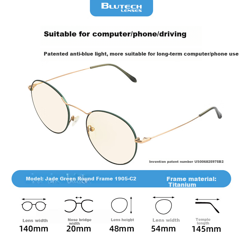 Blutech Blue Light Blocking Glasses for Digital Use