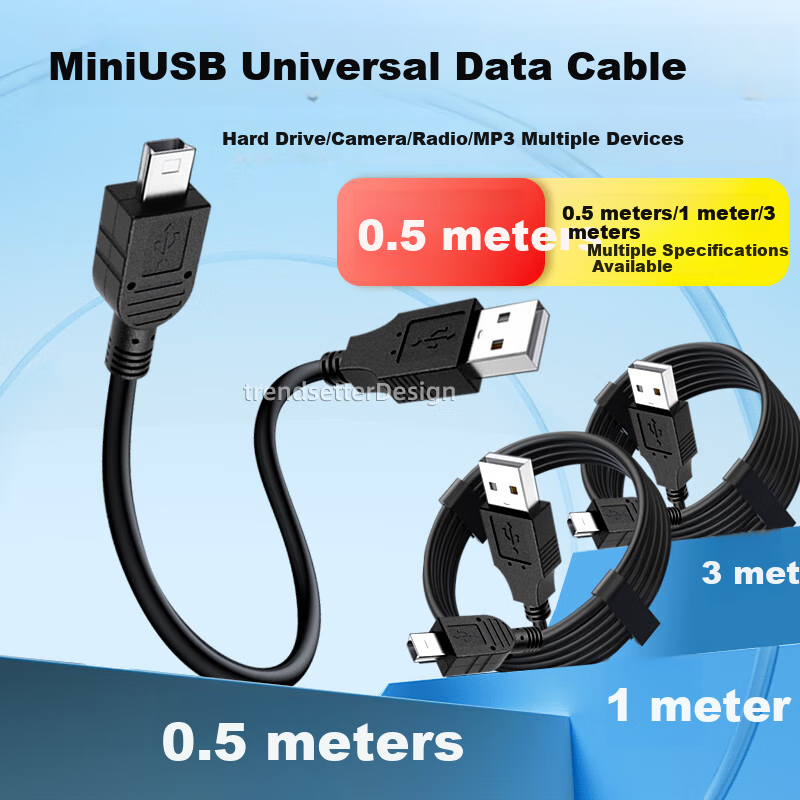 Yingqian Mini USB Data Cable for MP3/4