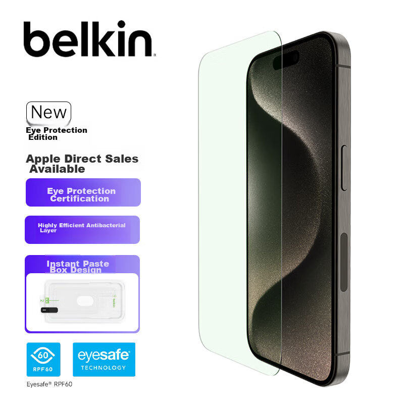 BELKIN iPhone 16 Pro Max Tempered Glass AR