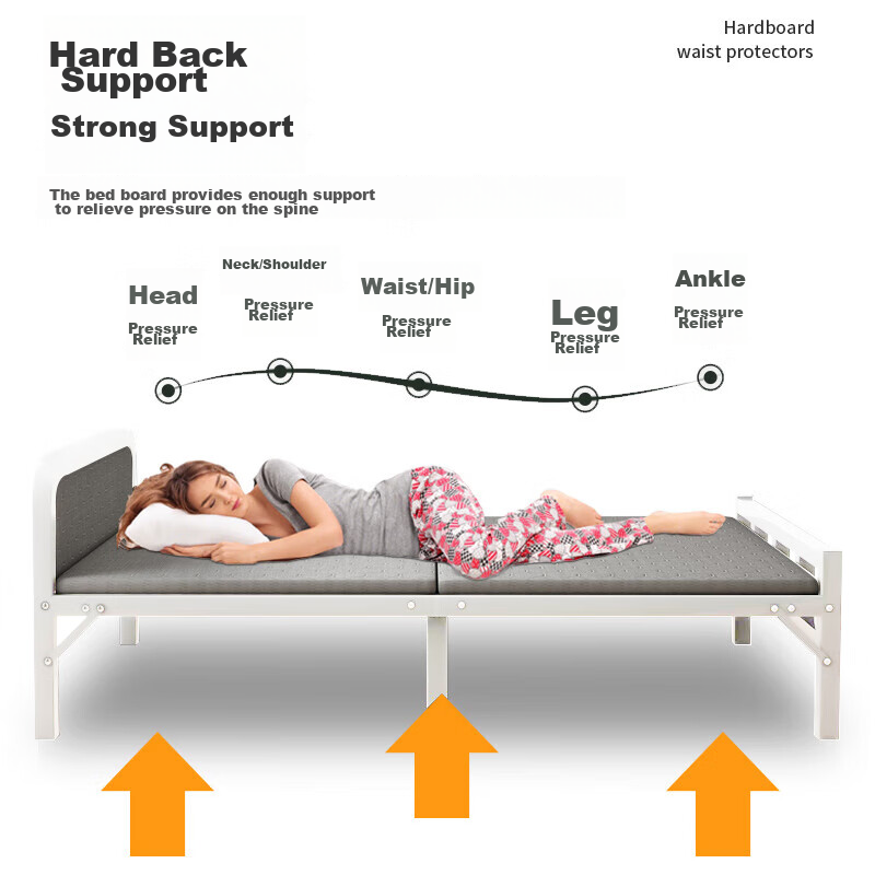 Quanpinwu Folding Bed - No Installation Needed