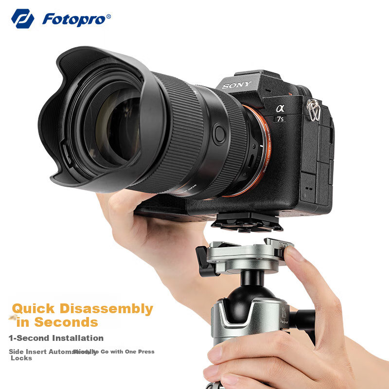 Fotopro Origin Gray Carbon Fiber Tripod with Panoramic Ball Head