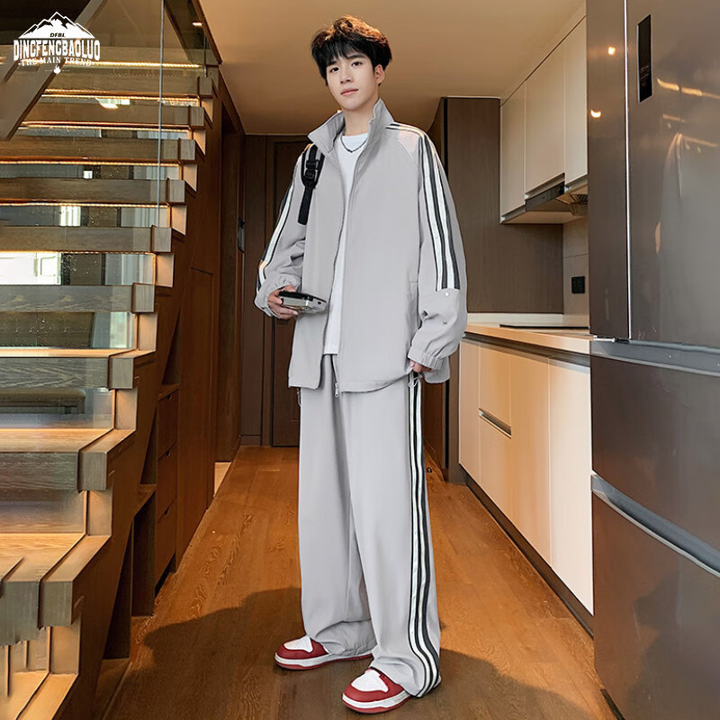 Dingfengbaoluo Men's Autumn Winter Jacket Set
