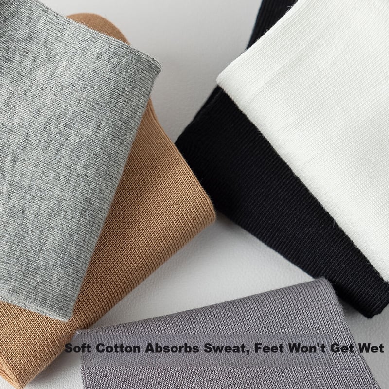 YOUKESHU Cotton Antibacterial Socks for Men