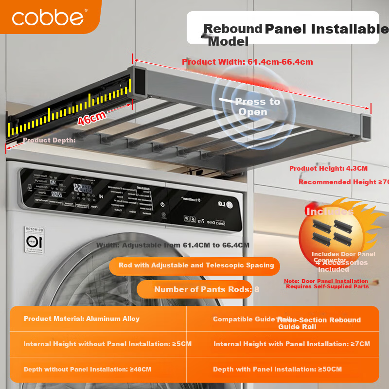 Cobbe Retractable Folding Drying Rack