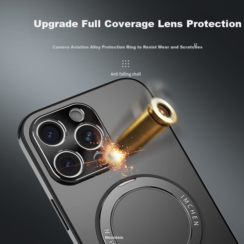 IM-CHEN 360° Rotating Stand iPhone 13 Pro Max Case