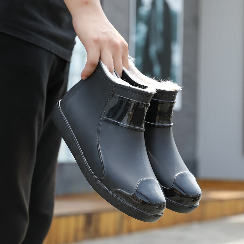 FOOTOPPO Winter Rain Boots for Men