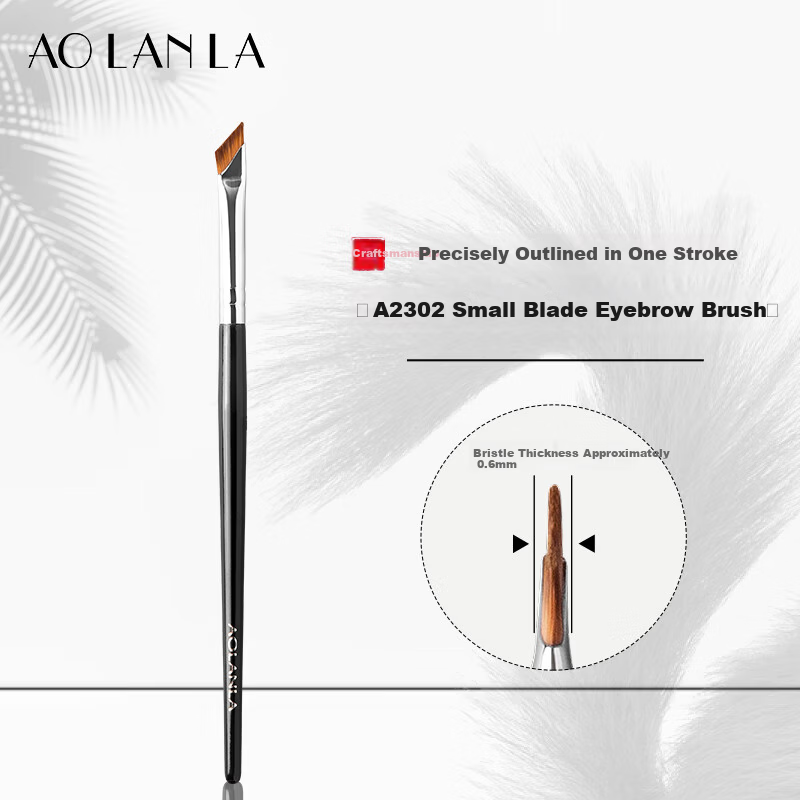 AOLANLA Ultra-Thin Eyebrow Brush for Smudged Brows