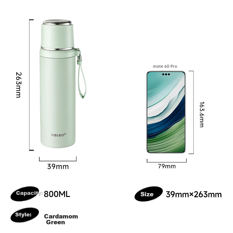 RELEA Insulated Mug - Full Steel 316L