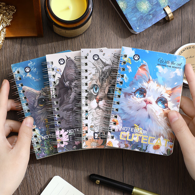 Zuolanzhe Cute Cat Mini Journal