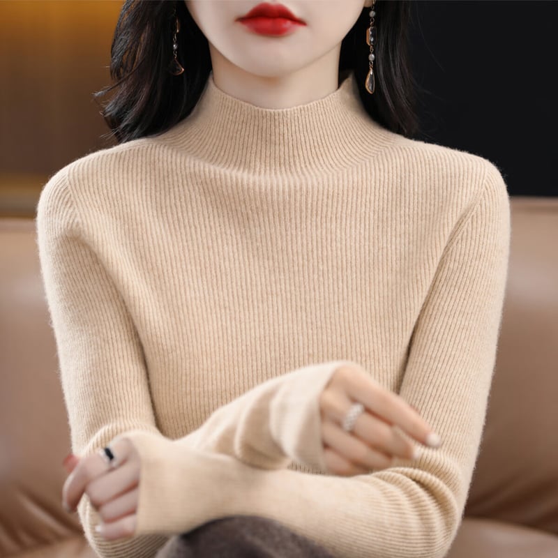 GUJIN Women's Knitted Base Layer Sweater