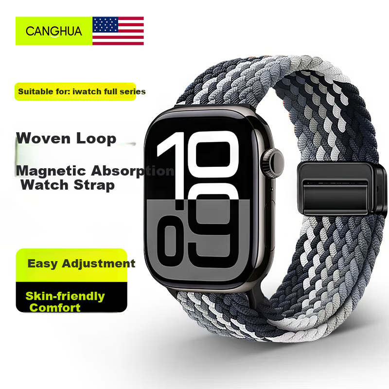 CangHua Magnetic Woven Band for Apple Watch