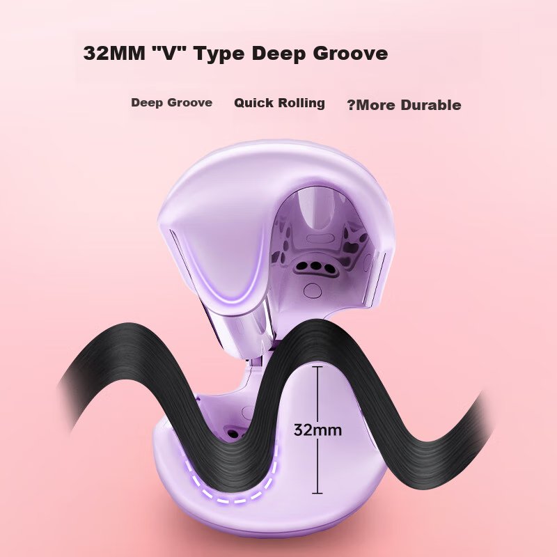 LivChic 32mm Egg Roll Curler - Volumizing & Anti-Frizz