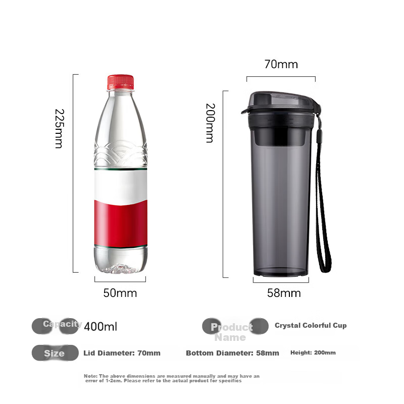 Tupperware Crystal Clear 400ml Plastic Cup