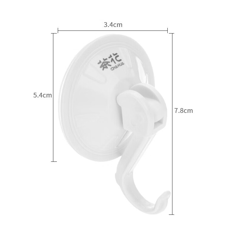 CHAHUA Adhesive Hooks - Strong Vacuum Hooks for Bathroom and Kitchen