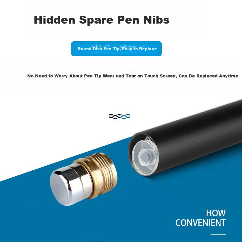JPLAYER Tablet Capacitive Stylus with Dual Touch Control