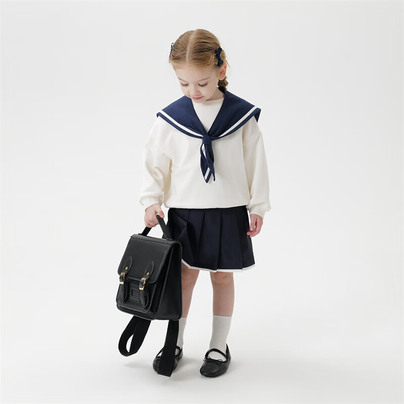 MARC&JANIE Girls' Energetic Campus Sweatshirt