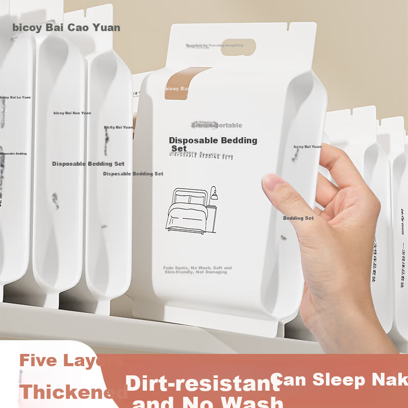 Baicaoyuan Portable Mouthwash Cup with 3 Cups & Storage