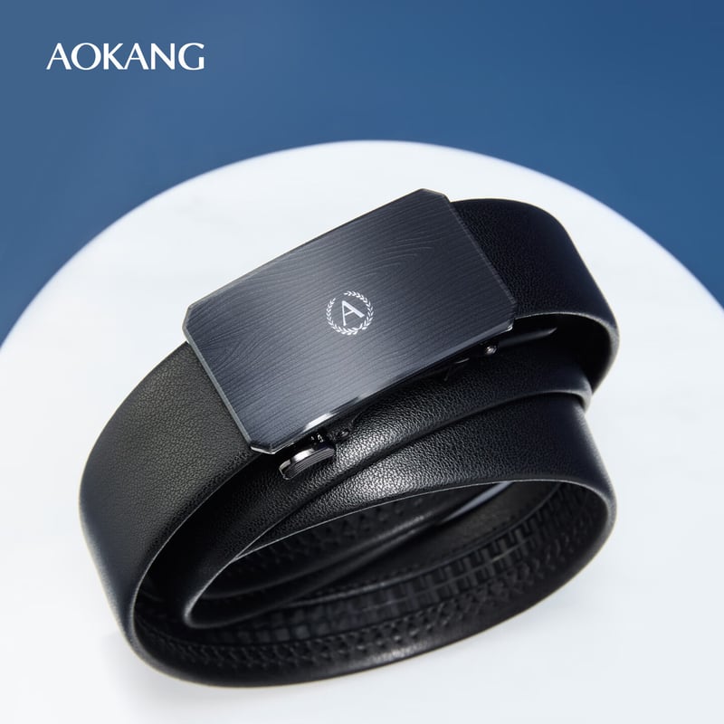 Aokang Men's Business Leather Belt