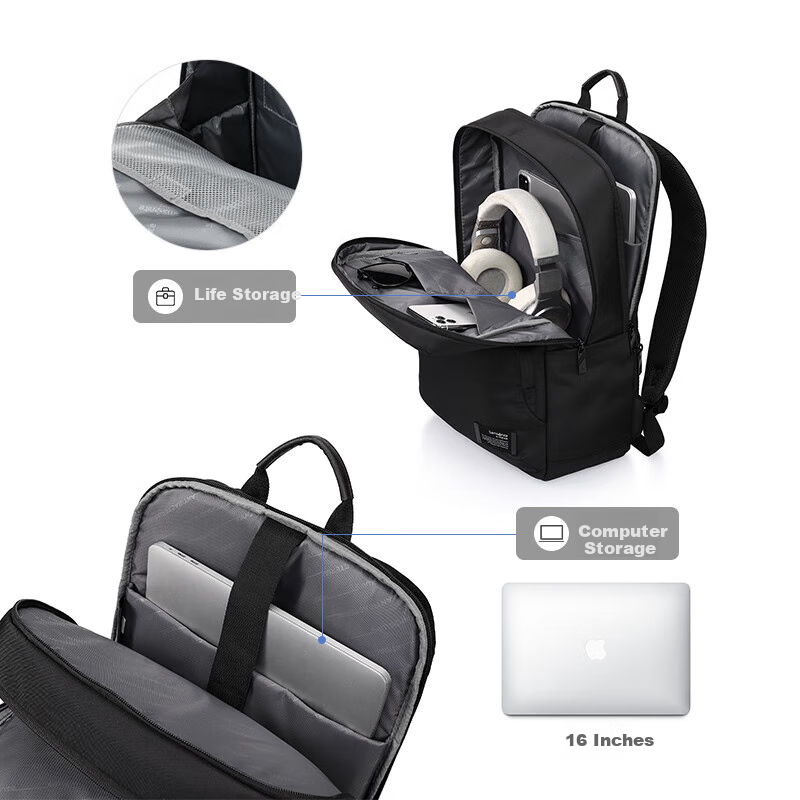 Samsonite 16-Inch Laptop Backpack for Men & Women