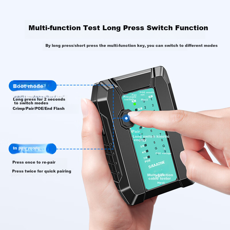 SAMZHE Smart Network Cable Tester
