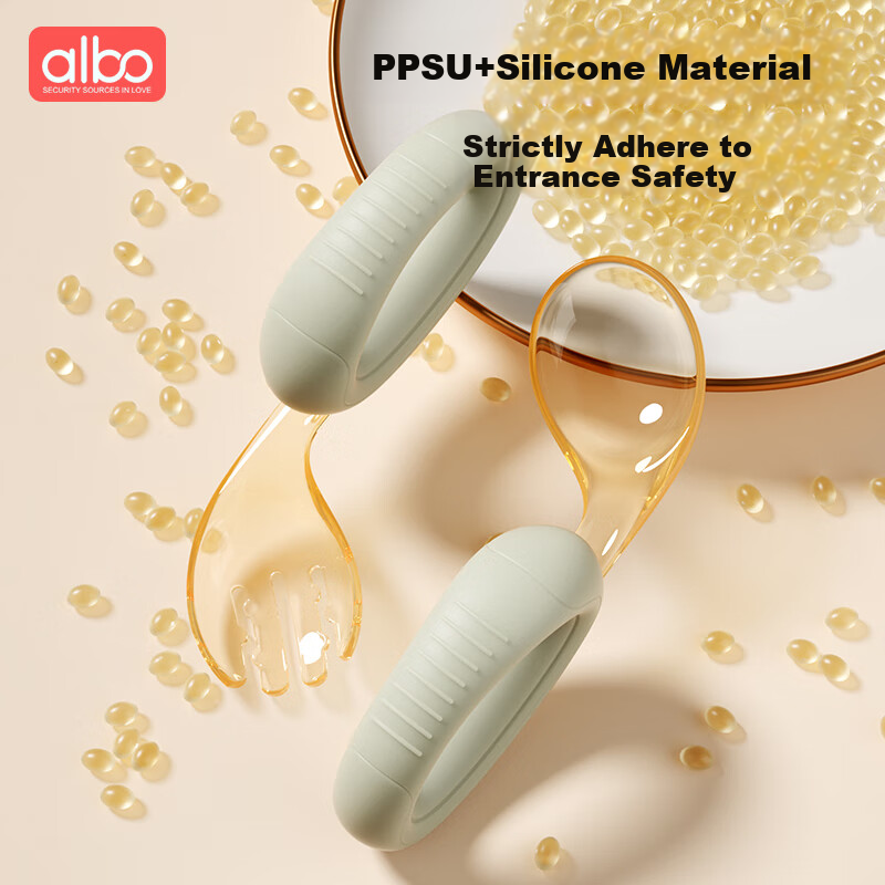 Albo Children's Spoon for Babies - PPSU Bent Feeding Utensil