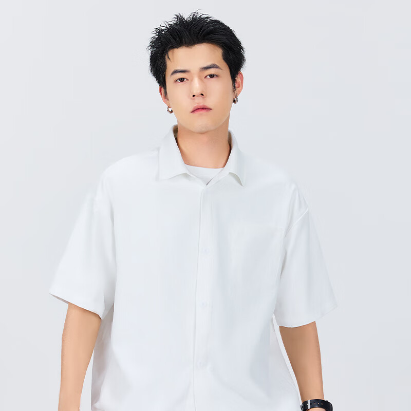 Mingchuangyoupin Cooling Ice Silk Men's Shirt