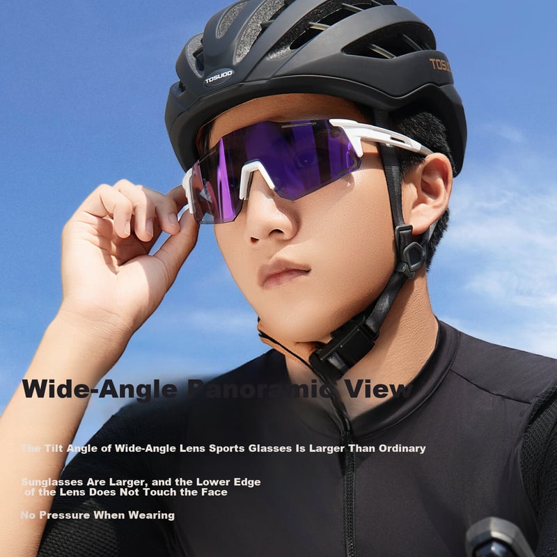 TOSUOD Cycling Glasses for Day & Night Outdoor Sports
