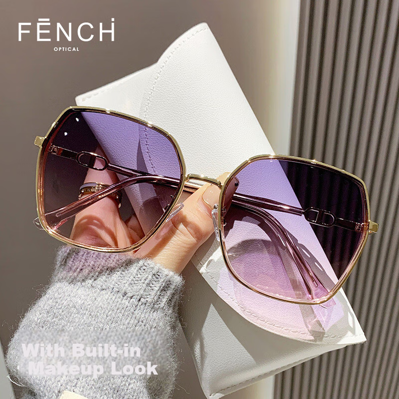 Fenchi Slim-Face Sunglasses for Square/Round Faces