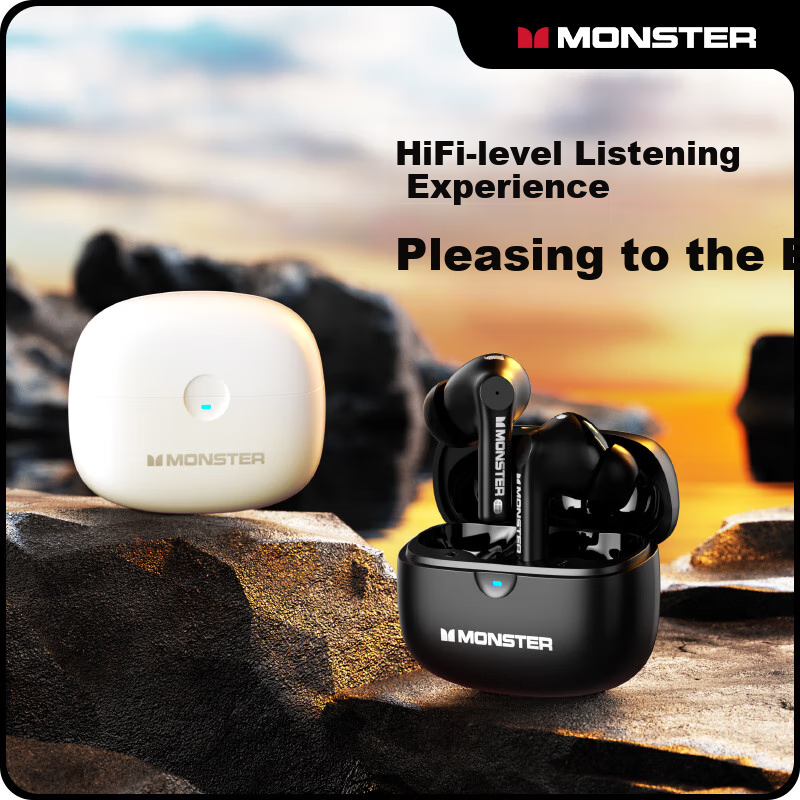 Monster True Wireless Bluetooth Earphones