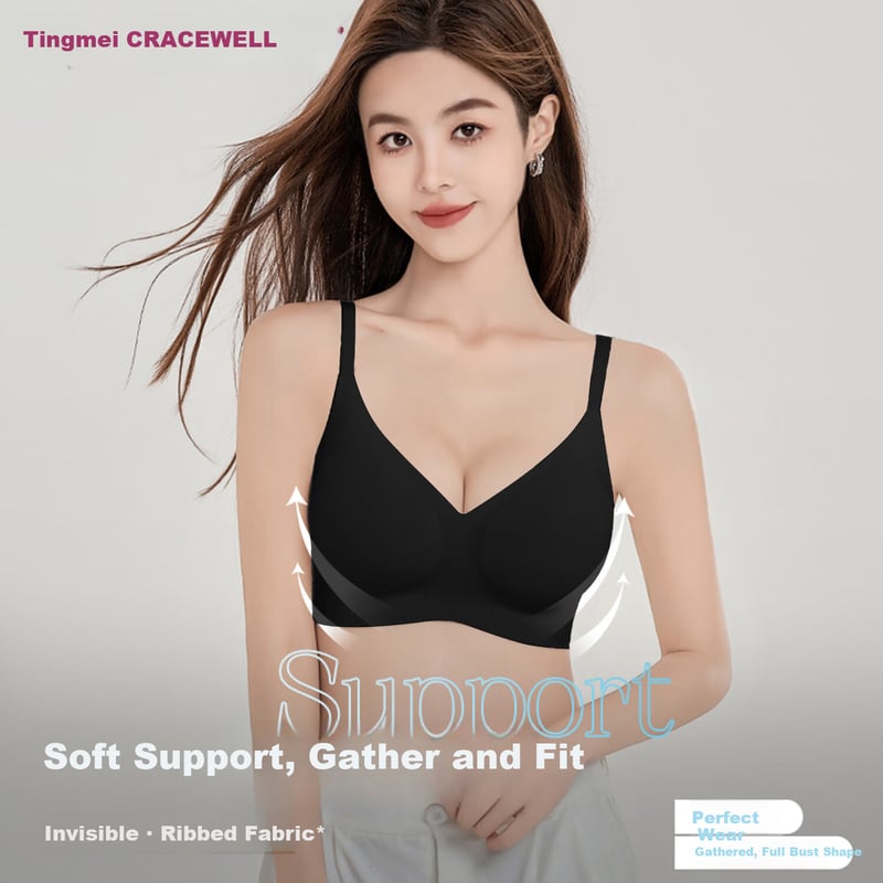 GRACEWELL Seamless Push-Up Bra for Small Chest