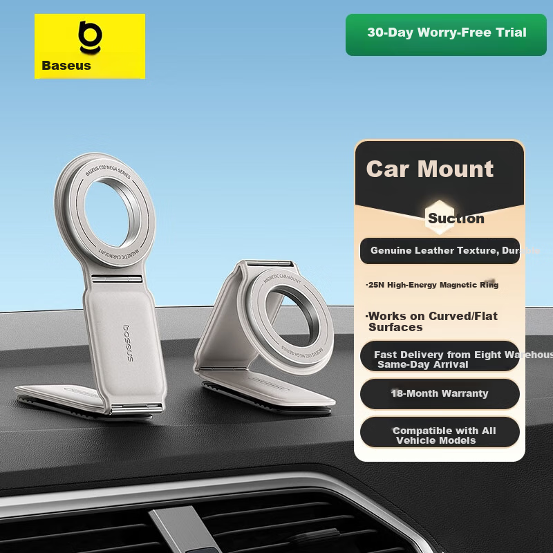 Baseus Magnetic Foldable Car Phone Holder
