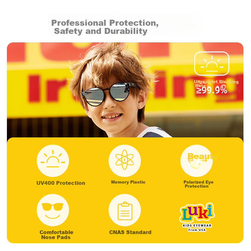 Luqi (Luki) Polarized Kids Sunglasses UV Protection