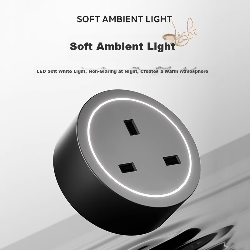 AUX British Standard Track Socket Power Strip