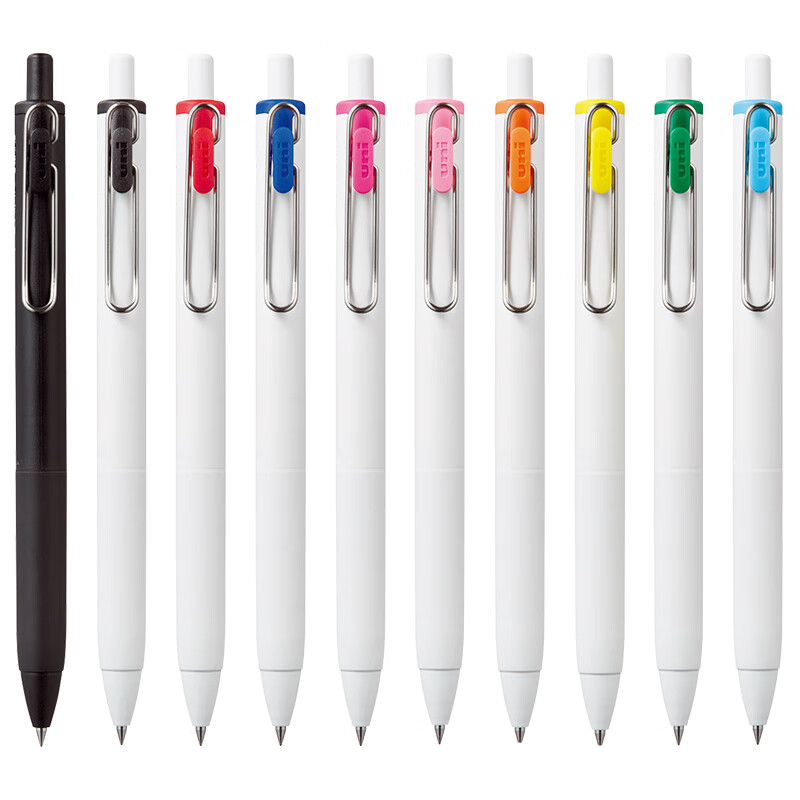 Uni-Ball One Series Medium Core Orange Gel Pen
