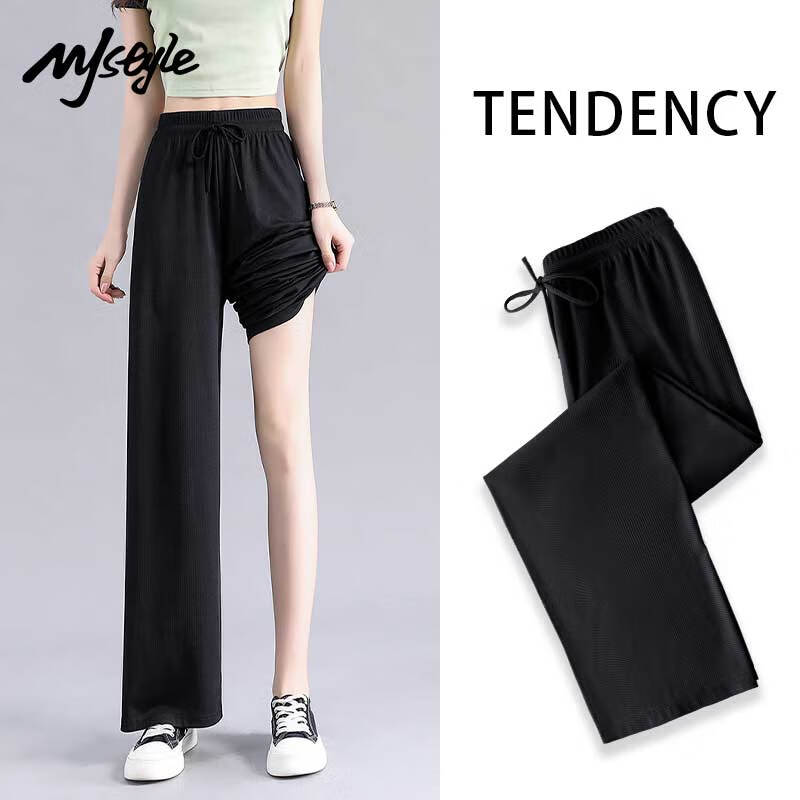 MJ STYLE Wide-Leg Casual Pants for Women