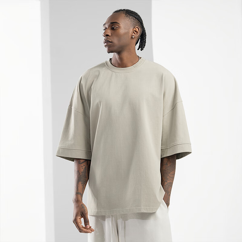 BODYDREAM Men's Cotton T-Shirt with Embroidery