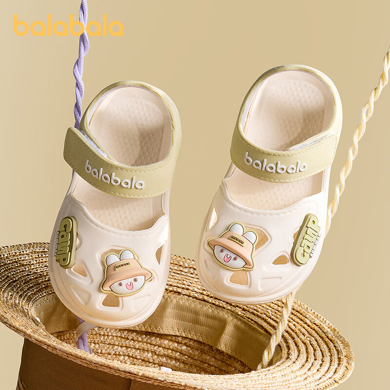 BALABALA Kids Summer Sandals - Soft Closed-Toe Baby Shoes