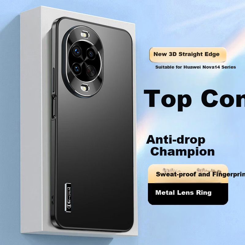 IM-CHEN Alloy Lens Ring Case for Huawei Nova 14 Pro