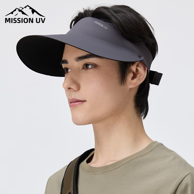 MISSION UV Sun Protection Hat for Men - Dark Gray