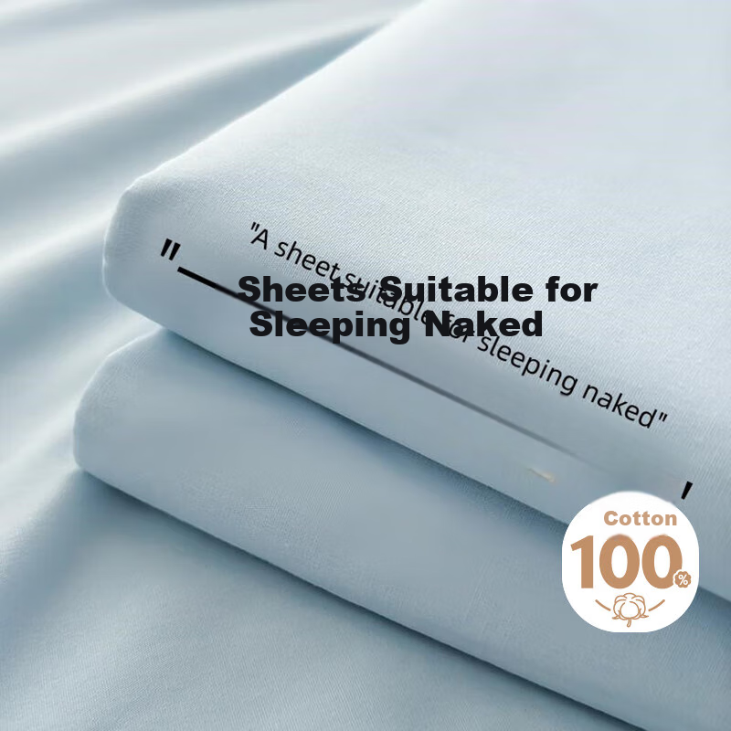 AVIVI Pure Cotton Skin-Friendly Bed Sheet