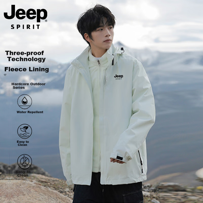 JEEP Windproof & Waterproof Jacket - Hiking Style