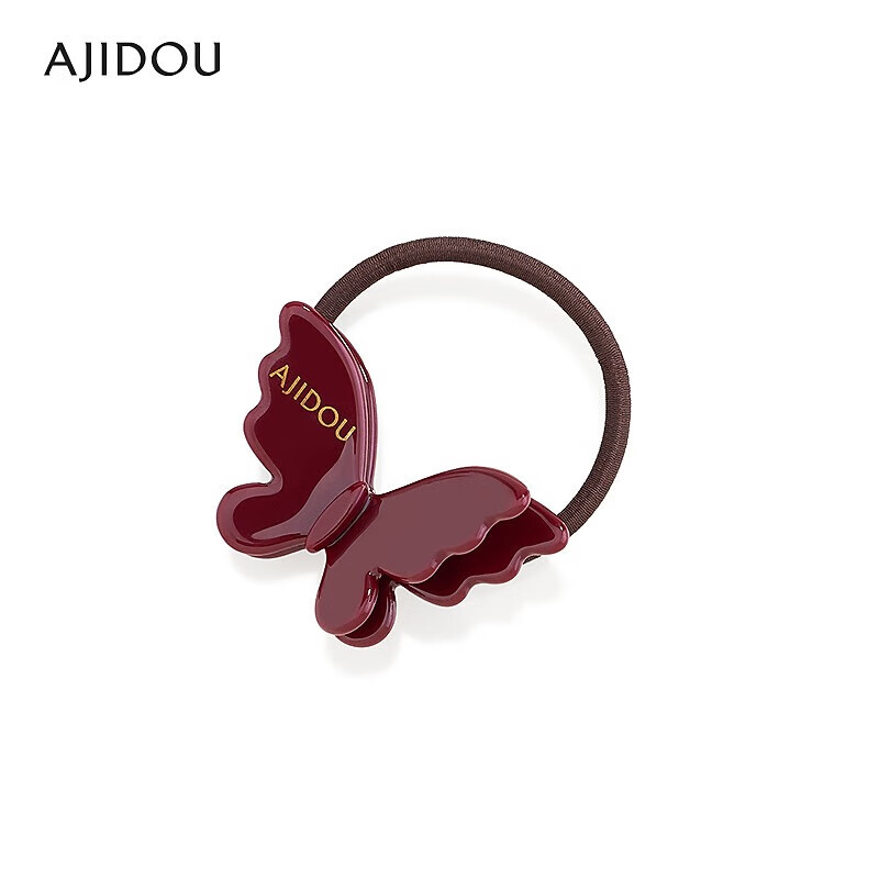 AJIDOU Imitation Pearl Rose Hair Tie
