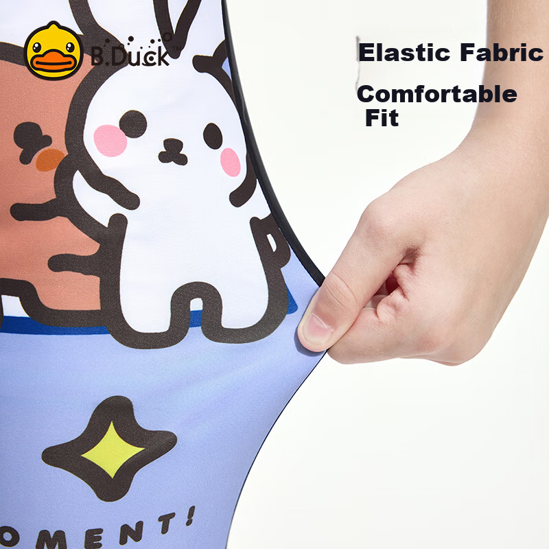 B.Duck Kids' Swim Trunks & Two-Piece Swimsuit Set