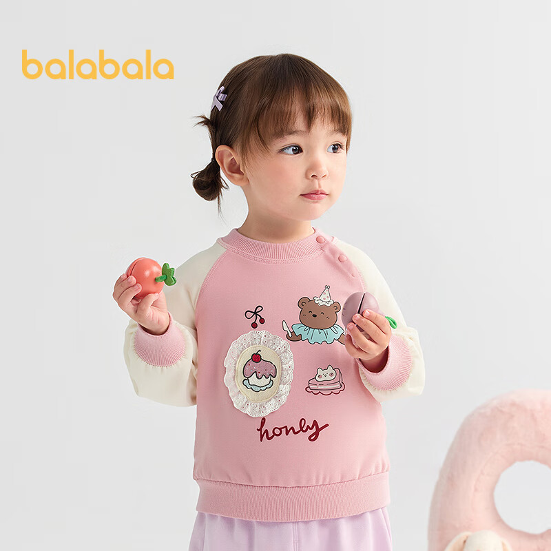 BALABALA Kids Cartoon Print Sweatshirt