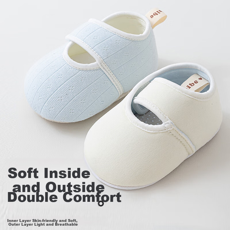 Babyprints Baby Walking Socks - Soft Indoor Socks for 0-6 Months