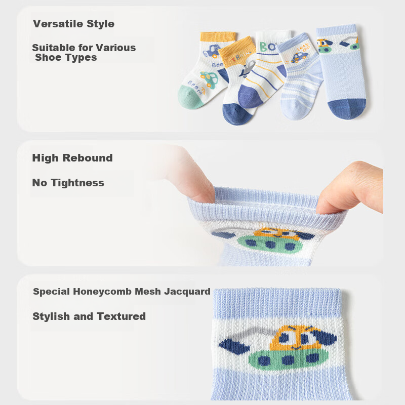 BALABALA Summer Mesh Baby Socks