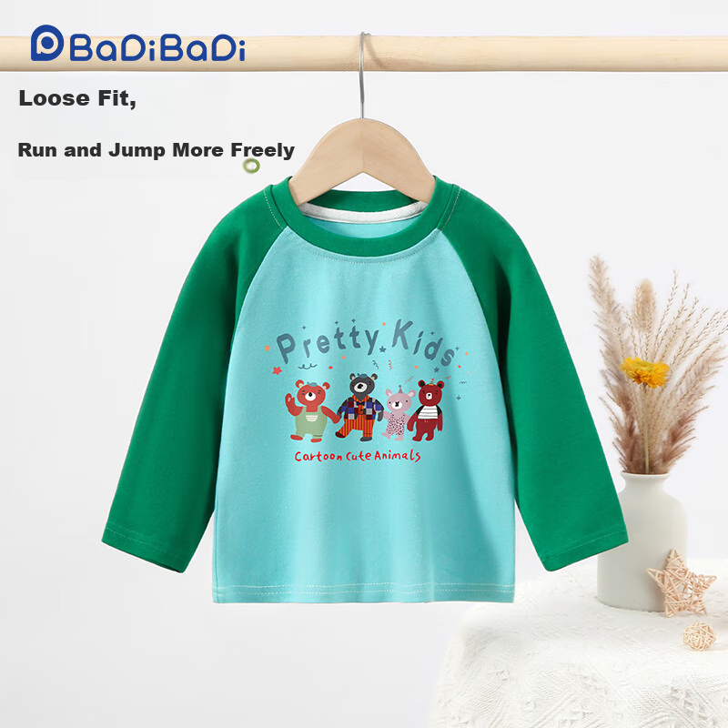 Badibadi Pure Cotton Baby Long-Sleeve T-Shirt