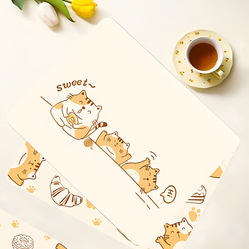 9I9 Kids Placemat - Food-Grade Silicone for Babies & Elementary Students