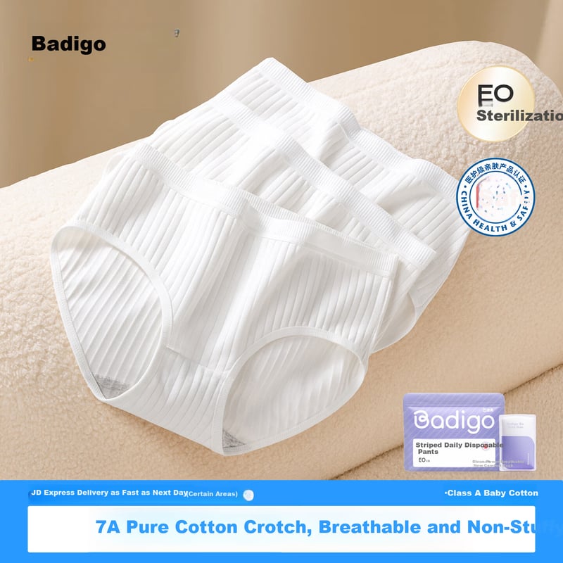 Buddygo Cotton Crotch Underwear for Women Travel Maternity 2025